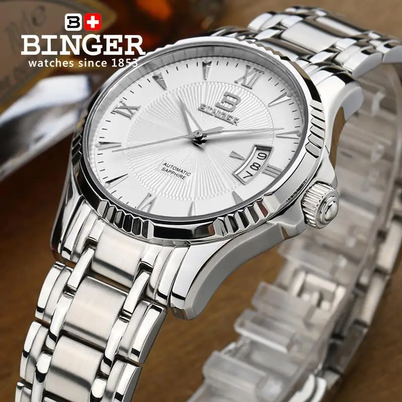 

Swiss men's BINGER watch waterproof watch luxury brand men's watch automatic mechanical movement men's watch B5011-3