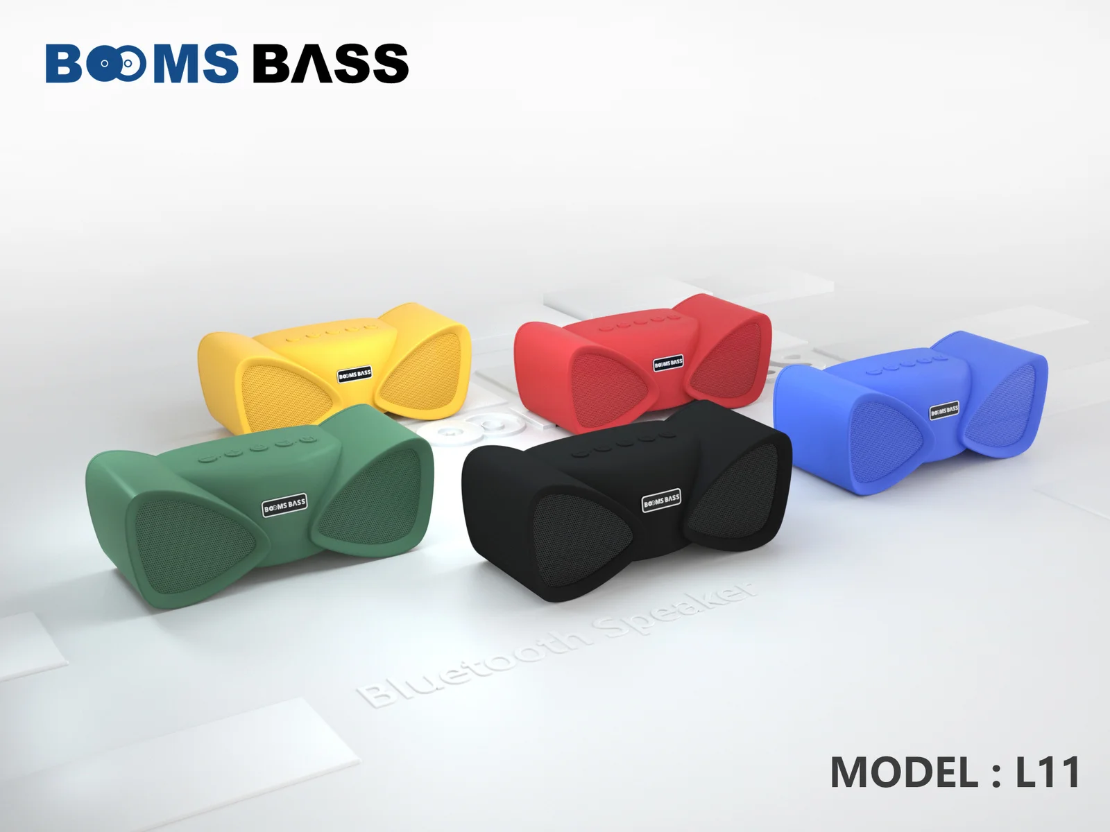 BOOMS BASS Wireless Bluetooth Speaker Waterproof Stereo Bass USB/TF/AUX MP3 Portable outdoor column 3D Surround 5 color Bass Box
BOOMS BASS Wireless Bluetooth Speaker Waterproof Stereo Bass USB/TF/AUX MP3 Portable outdoor column 3D Surround 5 color Bass Box