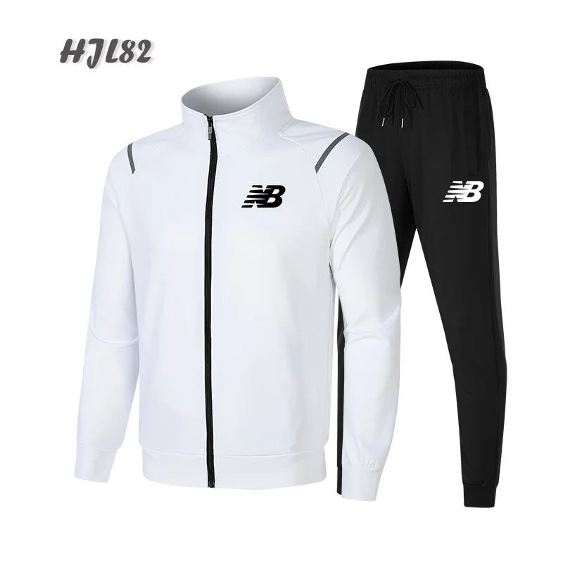 2021 new fashion brand four seasons men's zipper suit vertical collar zipper shirt + casual pants black and white sportswear
2021 new fashion brand four seasons men's zipper suit vertical collar zipper shirt + casual pants black and white sportswear