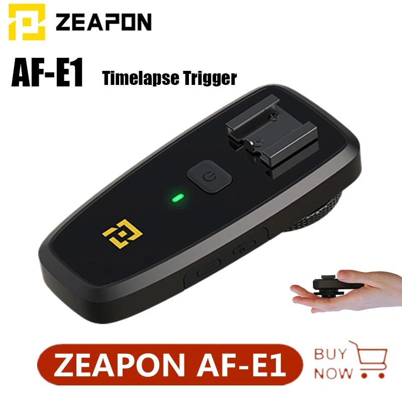 Zeapon Zhipin AF-E1 Timelapse Trigger Portable Creation Delay Synchronizer Timelapse Trigger for Sony Canon Nikon Fuji Camera
Zeapon Zhipin AF-E1 Timelapse Trigger Portable Creation Delay Synchronizer Timelapse Trigger for Sony Canon Nikon Fuji Camera