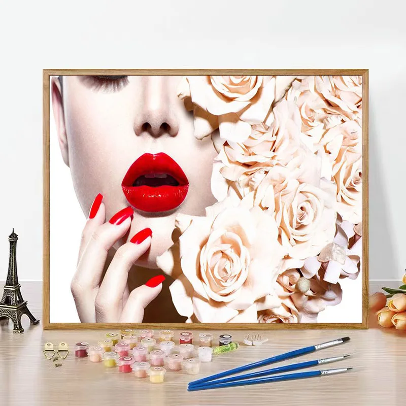 CHENISTORY Paint By Number Girl Lip DIY Pictures By Numbers Flowers Kits Hand Painted Painting Art Drawing On Canvas Gift Home D
CHENISTORY Paint By Number Girl Lip DIY Pictures By Numbers Flowers Kits Hand Painted Painting Art Drawing On Canvas Gift Home D