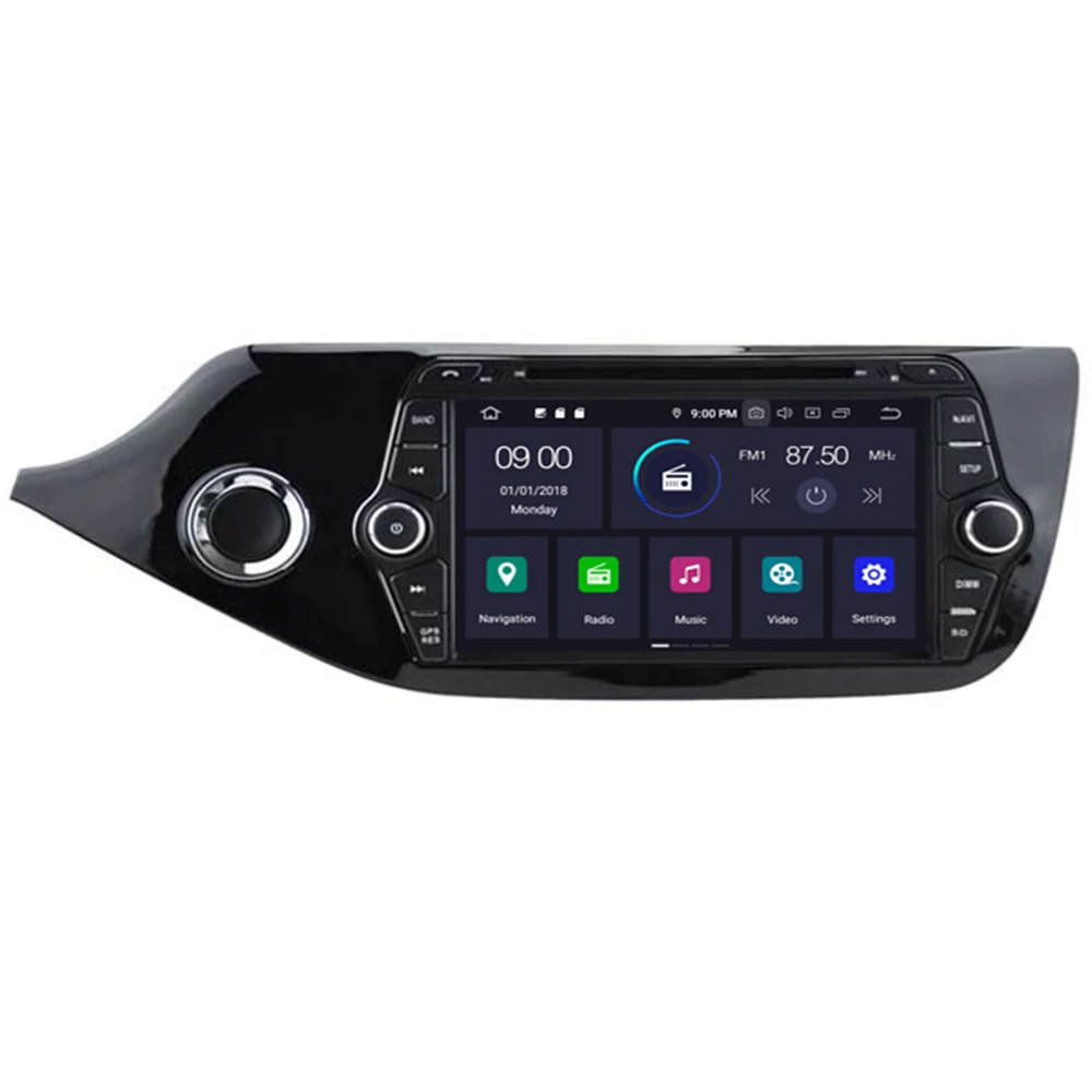 8 "Android 10 автомобильный DVD плеер GPS навигация Мультимедиа для KIA CEED 2013 2014 2019 Авто RDS