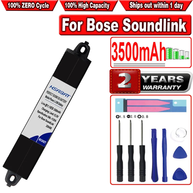 HSABAT 3500mAh 359495 359498 330105 330105A 330107 330107A Battery for Bose soundlink Mobile Speaker II III 404600
HSABAT 3500mAh 359495 359498 330105 330105A 330107 330107A Battery for Bose soundlink Mobile Speaker II III 404600