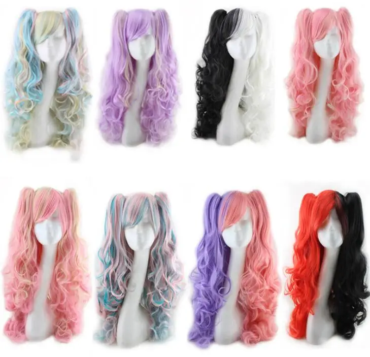 9Colour 65CM Anime Danganronpa Monokuma Ponytails Wig Cosplay Costume Dangan Ronpa Heat Resistant Synthetic Hair Women Long Wigs
9Colour 65CM Anime Danganronpa Monokuma Ponytails Wig Cosplay Costume Dangan Ronpa Heat Resistant Synthetic Hair Women Long Wigs