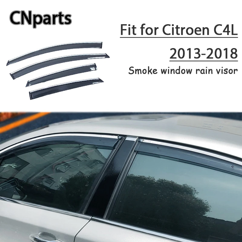 Auto 4pcs ABS For Citroen C4L 2013 2014 2015-2018 Car Styling Smoke Window Sun Visor Keep Fresh Air convection Accessories
Auto 4pcs ABS For Citroen C4L 2013 2014 2015-2018 Car Styling Smoke Window Sun Visor Keep Fresh Air convection Accessories