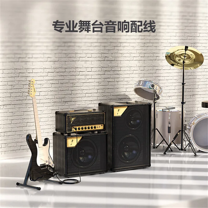 Audio Cable 6.5 Male To Male Electric Guitar Connecting Cable Electric Box Mixer Bass Speaker Noise Reduction Cable
Audio Cable 6.5 Male To Male Electric Guitar Connecting Cable Electric Box Mixer Bass Speaker Noise Reduction Cable