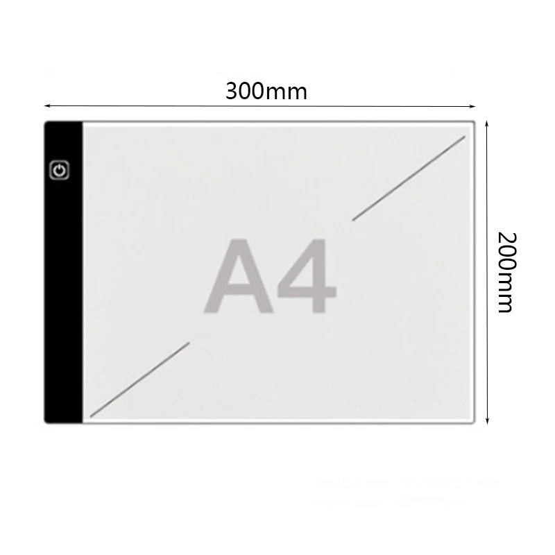 LED Drawing Board Tablet Digital Graphics Pad A4 USB Level Dimmable Copy Electronic Art Painting Writing Creativity for Children
LED Drawing Board Tablet Digital Graphics Pad A4 USB Level Dimmable Copy Electronic Art Painting Writing Creativity for Children