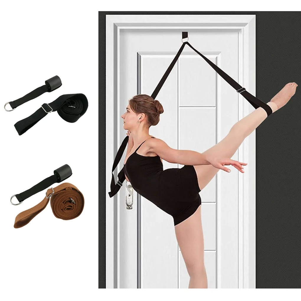 

3M Door Flexibility Stretching Yoga Stretch Strap Leg Stretcher Strap D-Ring Belt Dance Gymnastics Resistance Fitness Gym Bands