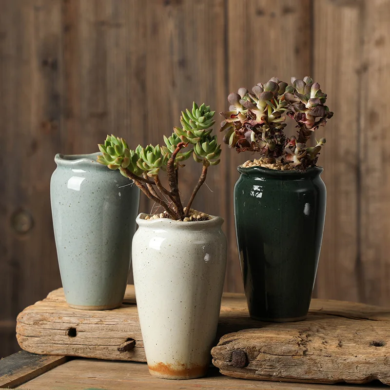 Дышащий цветочный горшок для суккулентов, креативная керамическая Цветочная ваза в стиле ретро, украшения для дома и офиса, настольные укра...
Дышащий цветочный горшок для суккулентов, креативная керамическая Цветочная ваза в стиле ретро, украшения для дома и офиса, настольные укра...