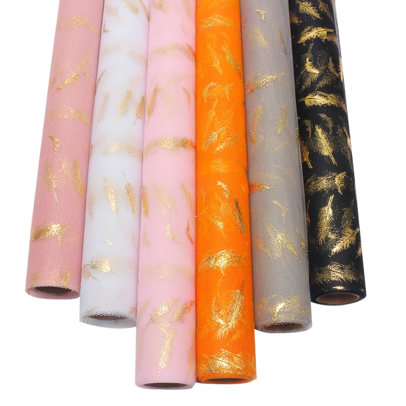 4.5meters Golden Bronzing Feather Gauze Bouquet Fresh Flower Packaging Gauze Fresh Flower Packaging Materials Yarn
4.5meters Golden Bronzing Feather Gauze Bouquet Fresh Flower Packaging Gauze Fresh Flower Packaging Materials Yarn