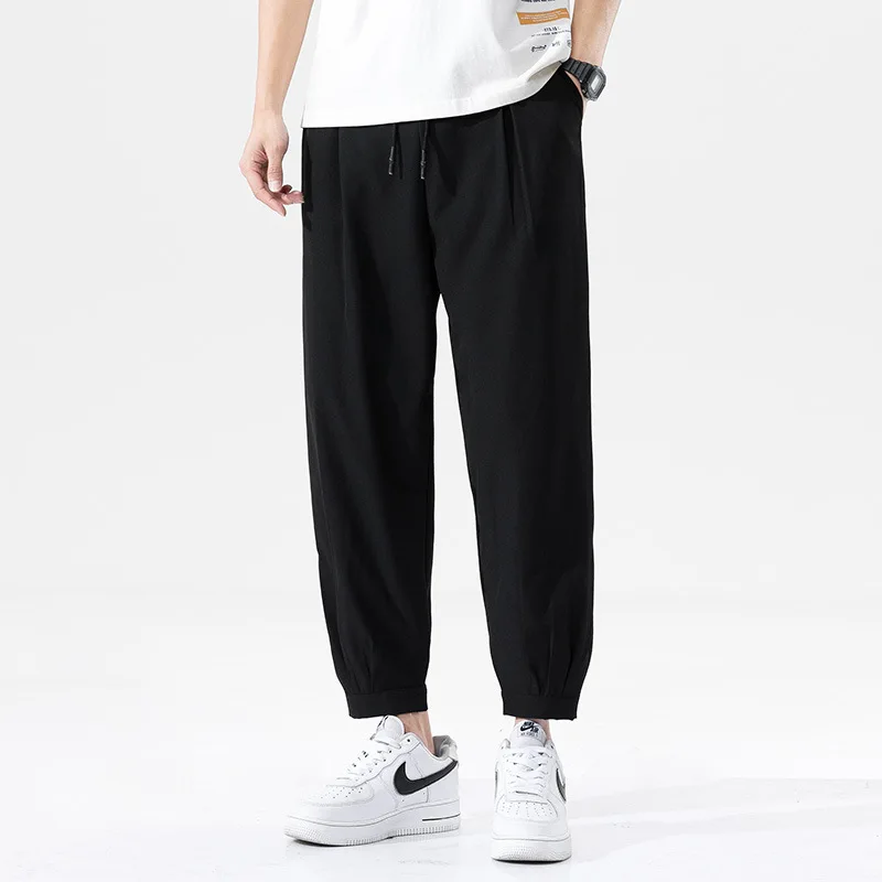 Sweatpants Men's Fashion Sports Pants 2021 Spring/summer New Trend All-match Loose Casual Pants Pure Color Couple Wearing Pants
Sweatpants Men's Fashion Sports Pants 2021 Spring/summer New Trend All-match Loose Casual Pants Pure Color Couple Wearing Pants