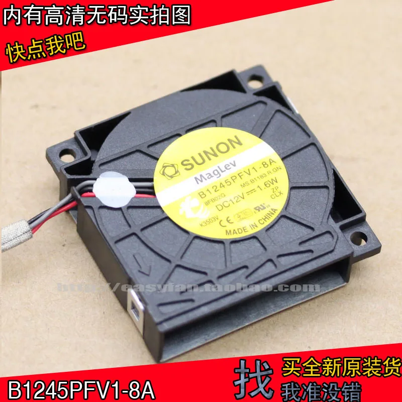 Original Sunon B1245PFV1-8A 4510 12V 1.6W XBO X360 fan flow measurement cooling fan cooler 45x45x10mm
Original Sunon B1245PFV1-8A 4510 12V 1.6W XBO X360 fan flow measurement cooling fan cooler 45x45x10mm