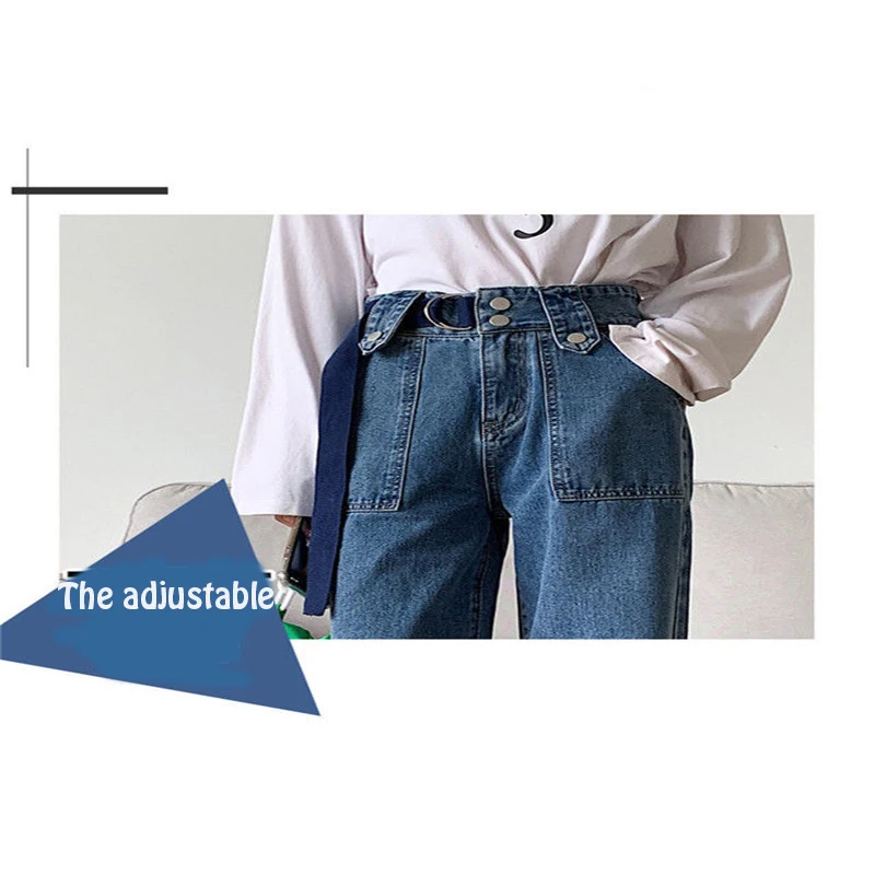 Summer solid Adjustable high waist trousers women Fashion High Street loose Sashes jeans Casual straight leg wide leg pant
Summer solid Adjustable high waist trousers women Fashion High Street loose Sashes jeans Casual straight leg wide leg pant
