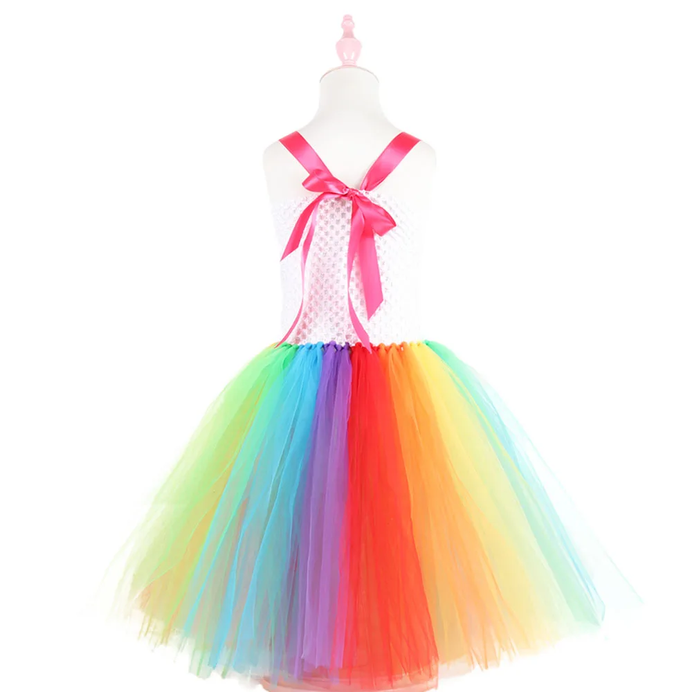 Sweet Rainbow Girls Unicorn Party Long Dress Princess Birthday Dance Ball Gown Bridemaid Wedding Dress Maxi Dress for Girl Dress 
Sweet Rainbow Girls Unicorn Party Long Dress Princess Birthday Dance Ball Gown Bridemaid Wedding Dress Maxi Dress for Girl Dress