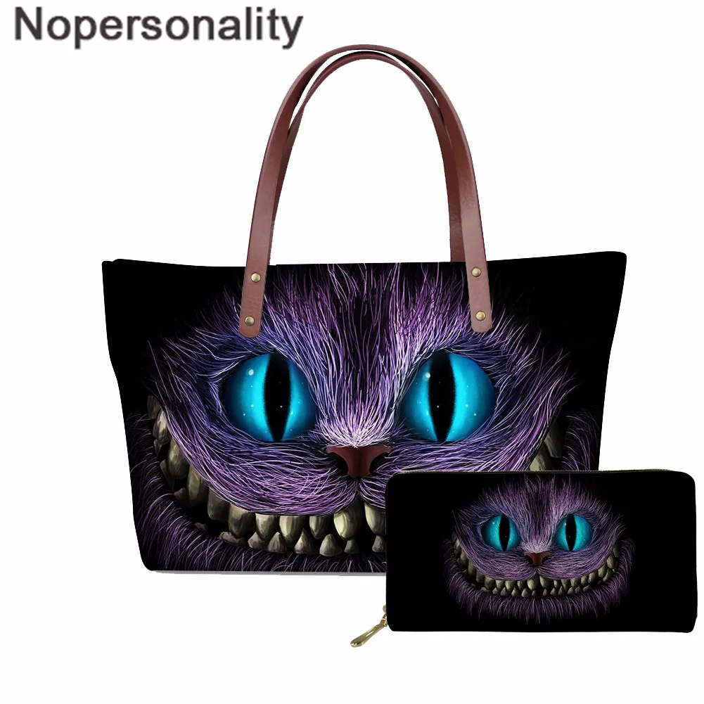 Nopersonality Cheshire Cat Luxury Handbags Women Bags Designer Casual Tote Bags for Ladies Fashion Female Handbag Clutch Wallets
Nopersonality Cheshire Cat Luxury Handbags Women Bags Designer Casual Tote Bags for Ladies Fashion Female Handbag Clutch Wallets