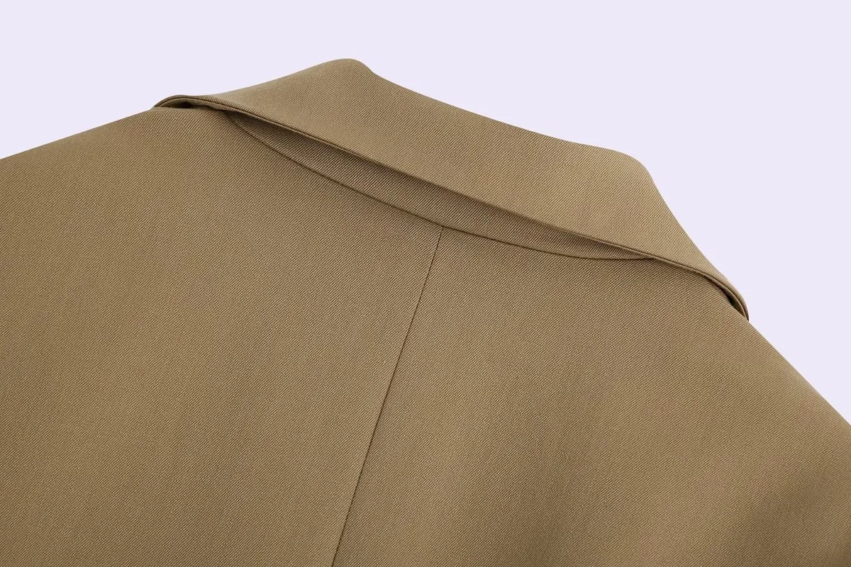 2021 New Fashion Designer Blazer Women's Lion Buttons Double Breasted Thick Fabric Blazer Jacket Brown Cropped Blazer
2021 New Fashion Designer Blazer Women's Lion Buttons Double Breasted Thick Fabric Blazer Jacket Brown Cropped Blazer