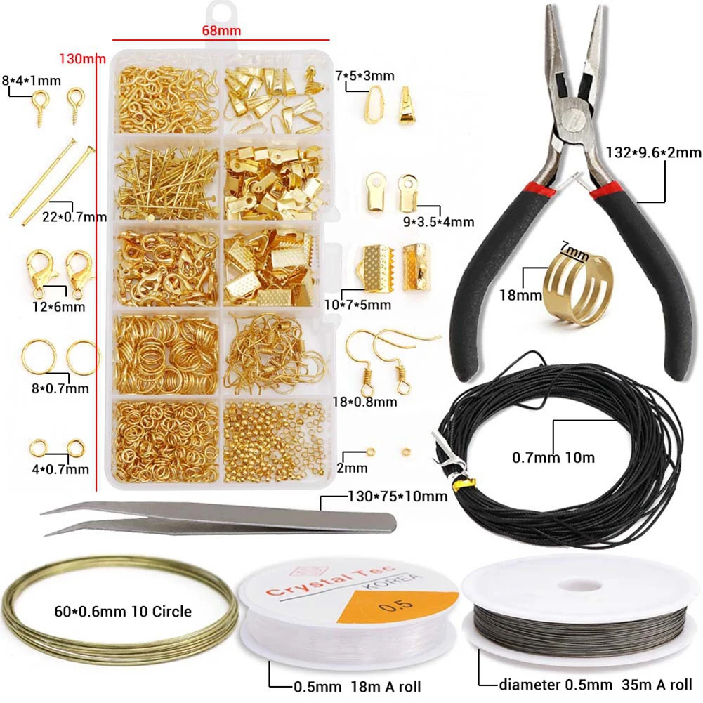 Earring Making Kit with Jump Rings Clasps Lobster Clips Tweezers Pliers Wires Jewelry Making Supplies with Case
Earring Making Kit with Jump Rings Clasps Lobster Clips Tweezers Pliers Wires Jewelry Making Supplies with Case