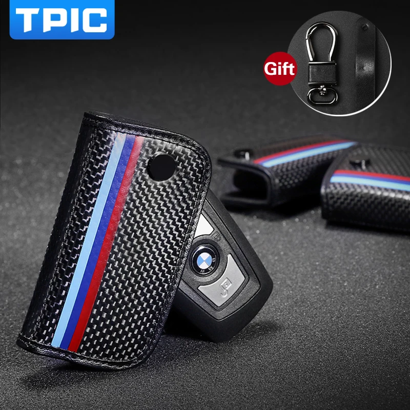 Чехол для ключей из углеродного волокна Bmw E90 F30 F34 F10 E70 E71 X1 X3 X4 X5 X6 1 2 3 4 5 6 7