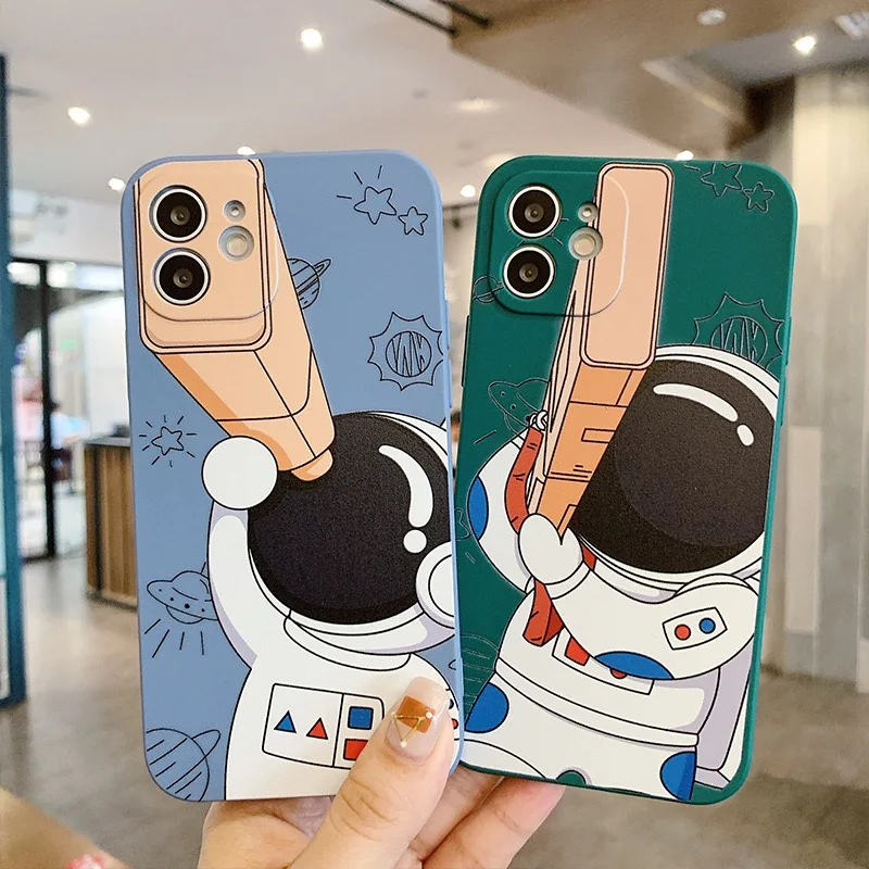 Silicone Cartoon Space Astronaut Phone Case For iPhone 13 12 11 Pro Max XR XS X 7 8 Plus Soft Back Cover
Silicone Cartoon Space Astronaut Phone Case For iPhone 13 12 11 Pro Max XR XS X 7 8 Plus Soft Back Cover