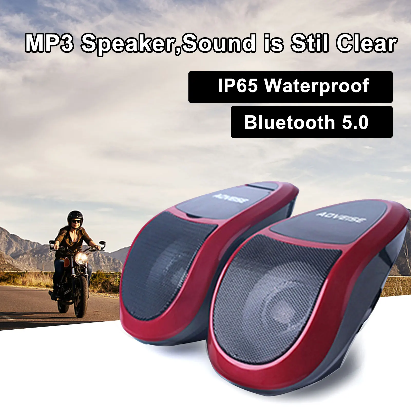 Motorcycle Bluetooth Speakers Waterproof Stereo Audio Amp System All-in-one Car Speaker Amplifier
Motorcycle Bluetooth Speakers Waterproof Stereo Audio Amp System All-in-one Car Speaker Amplifier