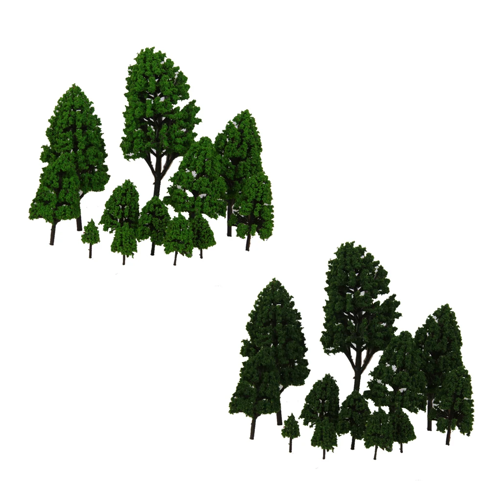 2.5-16cm Mixed Model Tree, Train Railroad Scenery Diorama Accessories for DIY Crafts or Building Models, Pack of 12 
2.5-16cm Mixed Model Tree, Train Railroad Scenery Diorama Accessories for DIY Crafts or Building Models, Pack of 12
