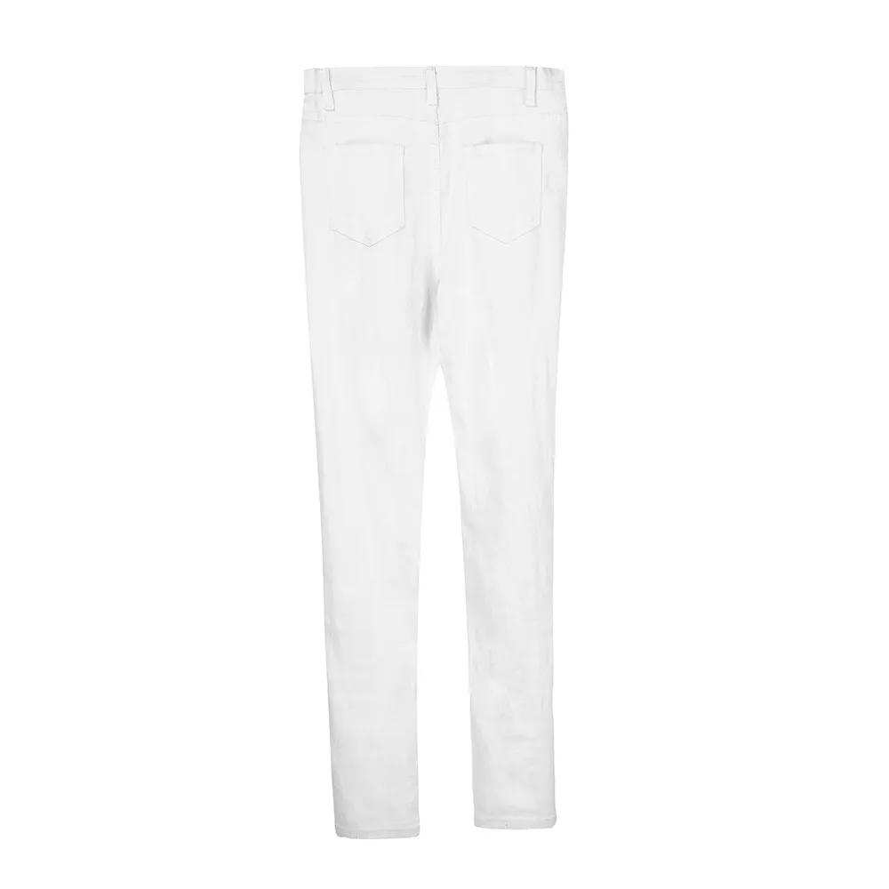 Women's 2021 New Fashional Casual Solid Colour Holes Pockets Excoriation Mid-Waisted Elastic Slim Pencil Jeans Stretchy Jeggings
Women's 2021 New Fashional Casual Solid Colour Holes Pockets Excoriation Mid-Waisted Elastic Slim Pencil Jeans Stretchy Jeggings