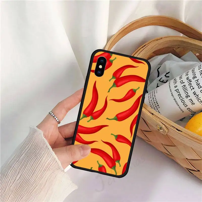 hot Red Pepper plant pattern Phone Case for iPhone 11 12 mini pro XS MAX 8 7 6 6S Plus X 5S SE 2020 XR
hot Red Pepper plant pattern Phone Case for iPhone 11 12 mini pro XS MAX 8 7 6 6S Plus X 5S SE 2020 XR