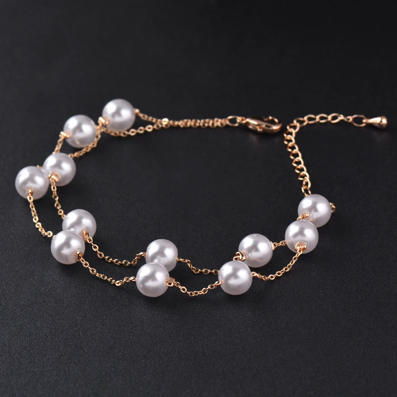 SINLEERY Black Enamel Flower Pearl Chain Bracelet For Women wedding accessories Women's Bracelets Fashion 2021 SL039 SSP
SINLEERY Black Enamel Flower Pearl Chain Bracelet For Women wedding accessories Women's Bracelets Fashion 2021 SL039 SSP