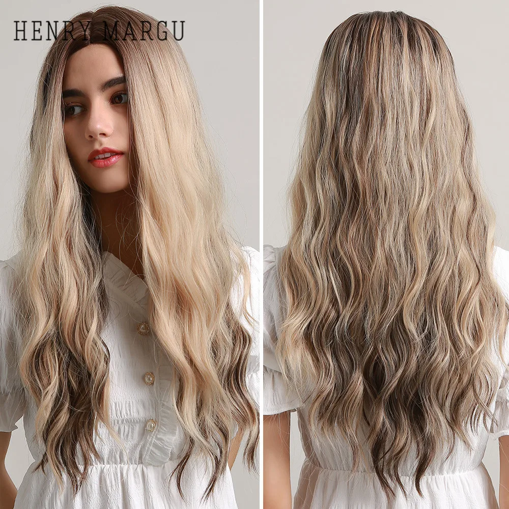 HENRY MARGU Long Curly Wave Black Brown Highlights Blonde Hair Wigs Natural Cosplay Synthetic Wigs for Women Heat Resistant
HENRY MARGU Long Curly Wave Black Brown Highlights Blonde Hair Wigs Natural Cosplay Synthetic Wigs for Women Heat Resistant