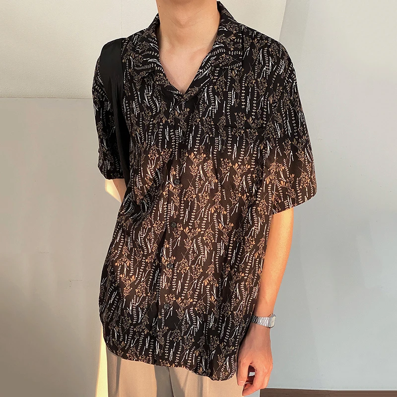 IEFB 2021 Summer Floral Print Shirt Short Sleeve Men's Casual Korean Streetwear Vintage Tops Loose Big Size Clothing 9Y6932
IEFB 2021 Summer Floral Print Shirt Short Sleeve Men's Casual Korean Streetwear Vintage Tops Loose Big Size Clothing 9Y6932