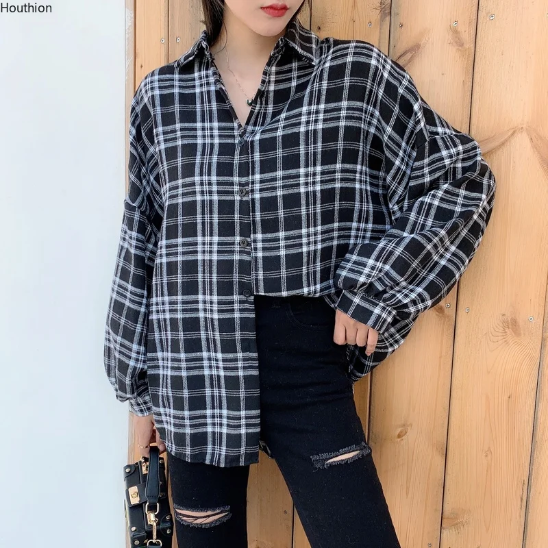 Women's Blouses Lapel Lattice Fashion TopComfortable Casual Summer Korean New Long Sleeve Plus Size Shirt Houthion
Women's Blouses Lapel Lattice Fashion TopComfortable Casual Summer Korean New Long Sleeve Plus Size Shirt Houthion