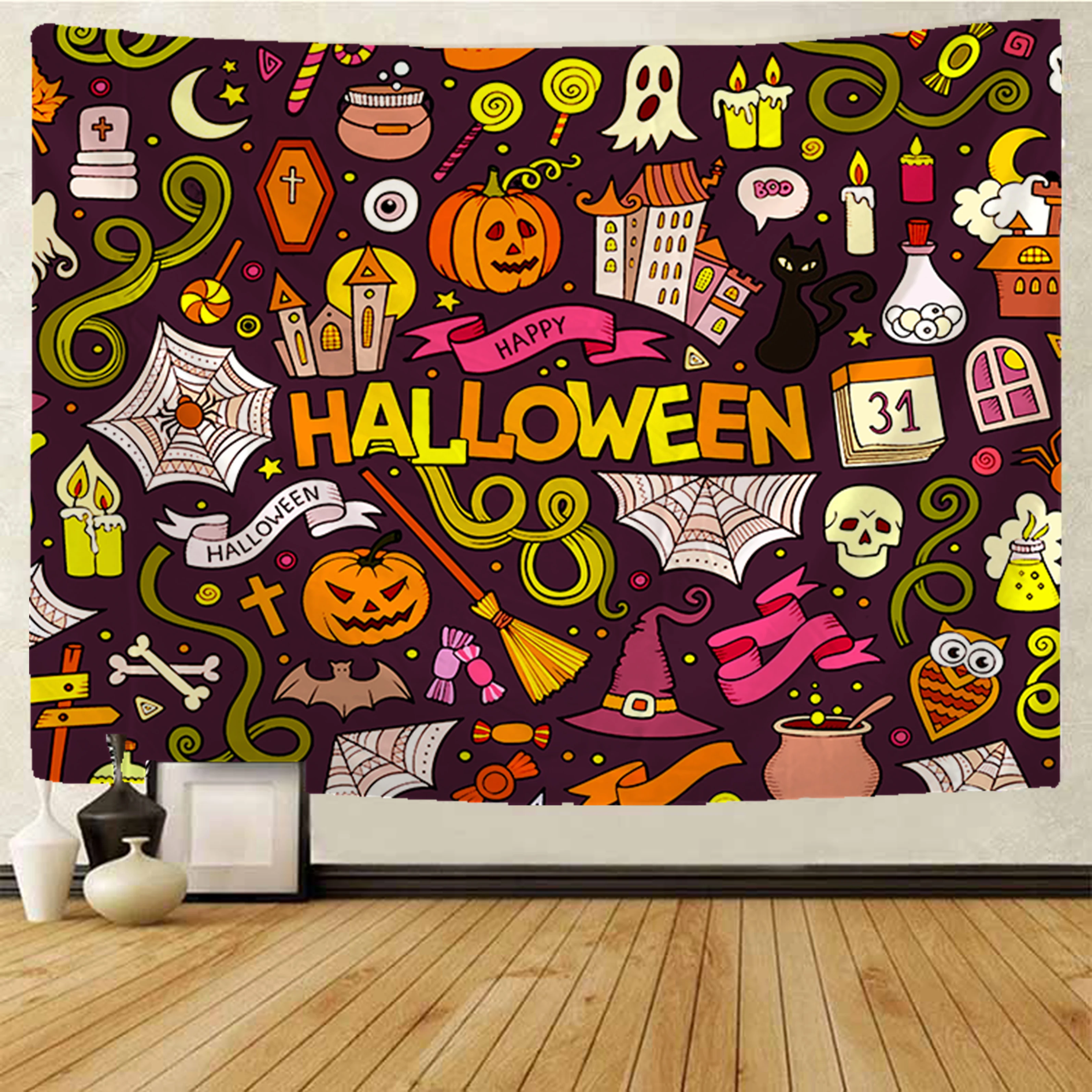 Halloween tapestry Mandala Tapestry Wall Hanging Bohemian Gypsy Psychedelic Tapiz Witchcraft Tapestry
Halloween tapestry Mandala Tapestry Wall Hanging Bohemian Gypsy Psychedelic Tapiz Witchcraft Tapestry