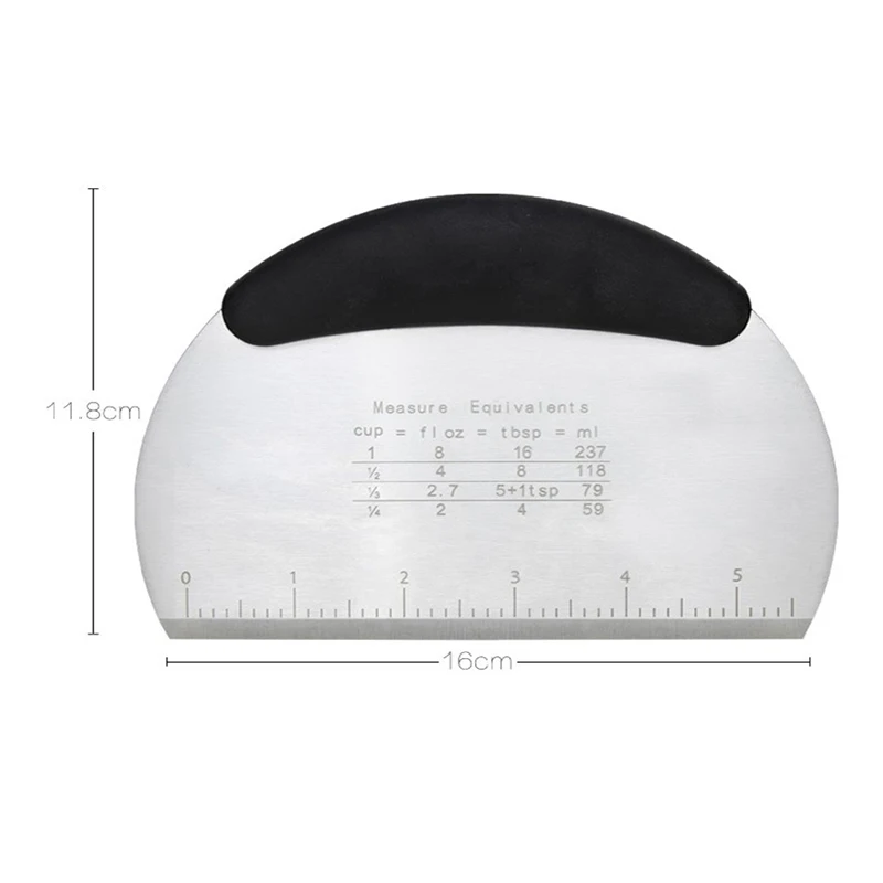 Stainless Steel Semicircular Flour Cutting Tool Mirror Polished Clean Beautiful Half-Round Flour Cut Cake Scraper Cream Scraper
Stainless Steel Semicircular Flour Cutting Tool Mirror Polished Clean Beautiful Half-Round Flour Cut Cake Scraper Cream Scraper