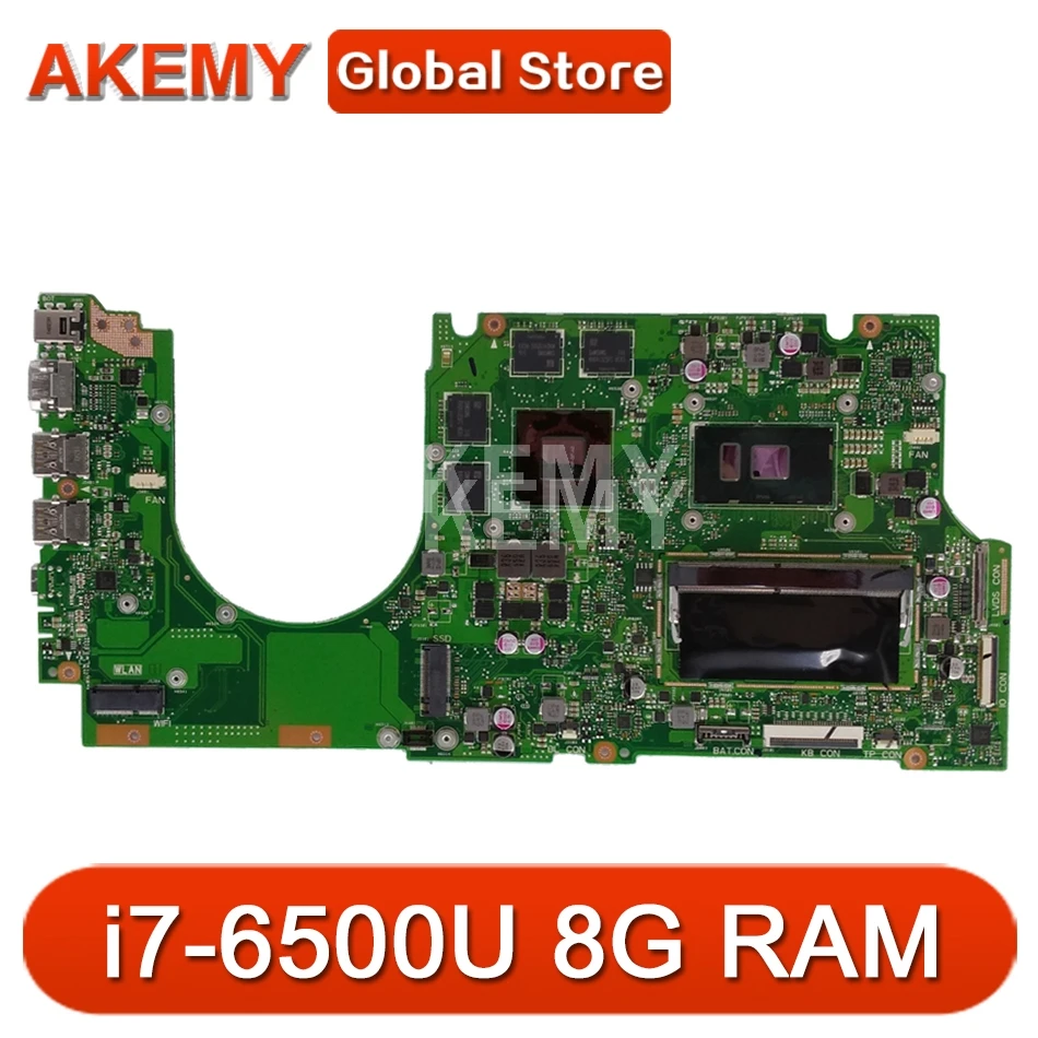 Akemy для ASUS UX510UWK UX510UW UX510U U5000U UX510UXK материнская плата для ноутбука UX510UW материнская плата i7-6500U GTX960M/4GB DDR4-8GB-RAM
Akemy для ASUS UX510UWK UX510UW UX510U U5000U UX510UXK материнская плата для ноутбука UX510UW материнская плата i7-6500U GTX960M/4GB DDR4-8GB-RAM