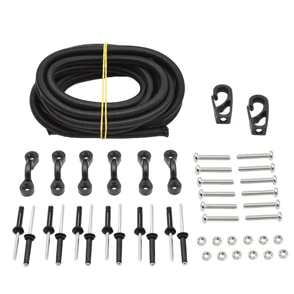 1 Set Kayak Canoe Elastic ope String String C Rings Hooks Screw Set For Inflatable Surfing Boat Sport Accessories Equipment
1 Set Kayak Canoe Elastic ope String String C Rings Hooks Screw Set For Inflatable Surfing Boat Sport Accessories Equipment