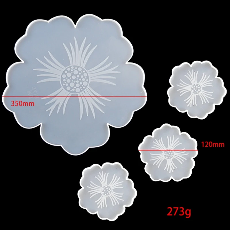 4Pcs/Set Flower Silicone Molds Coaster Resin Casting Mat Mould DIY Jewelry Making Tool Home Handmade Accessory
4Pcs/Set Flower Silicone Molds Coaster Resin Casting Mat Mould DIY Jewelry Making Tool Home Handmade Accessory