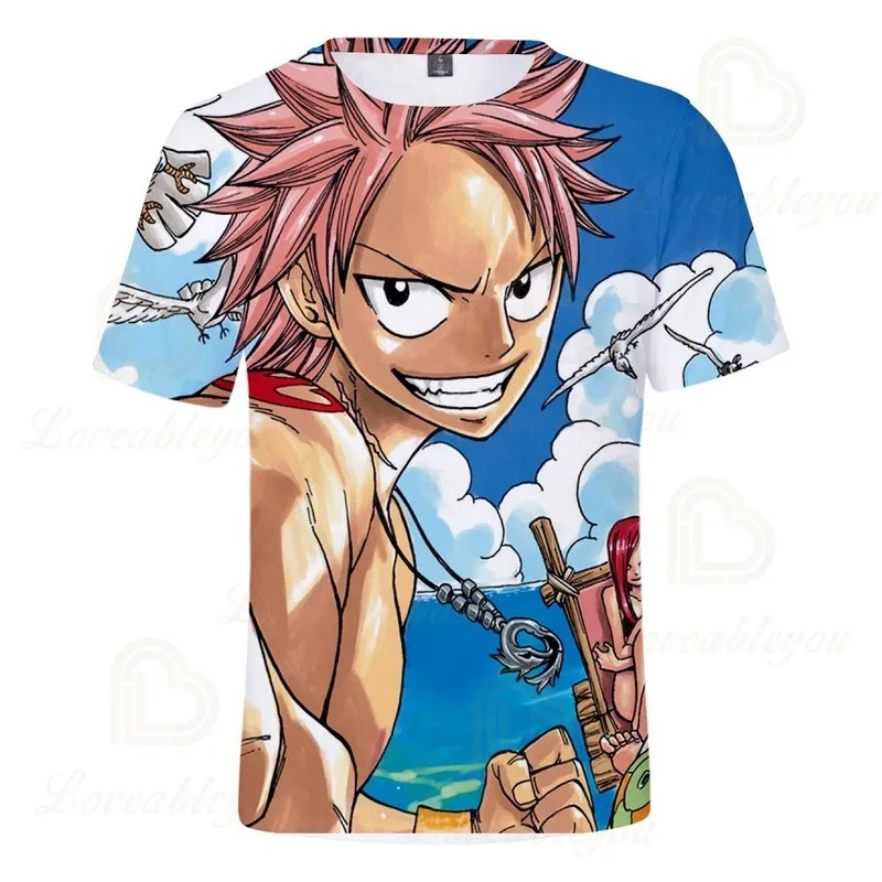 FAIRY TAIL 3D Print Natsu Elza Lucy T-shirt Round Neck T Shirt Men Printed Casual Short Sleeve Tshirt Hip Hop Summer Clothing
FAIRY TAIL 3D Print Natsu Elza Lucy T-shirt Round Neck T Shirt Men Printed Casual Short Sleeve Tshirt Hip Hop Summer Clothing