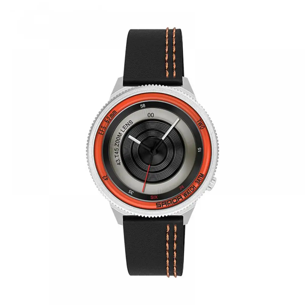 Watch Fashion Trend Waterproof Men's Quartz Watch Belt Cool Korean Watch Waterproof Round Dial
Watch Fashion Trend Waterproof Men's Quartz Watch Belt Cool Korean Watch Waterproof Round Dial