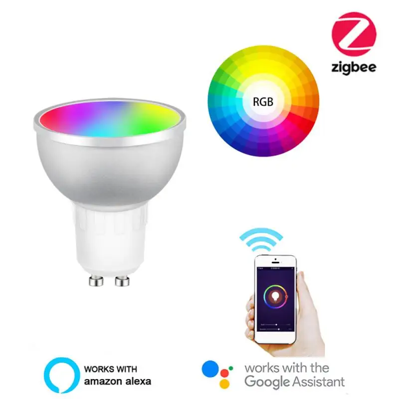 5W RGBCW Tuya Zigbee 3.0 Gu10 Smart LED Night Light Bulbs Smart Home Remote Voice APP Control Work With Alexa Echo Google Home
5W RGBCW Tuya Zigbee 3.0 Gu10 Smart LED Night Light Bulbs Smart Home Remote Voice APP Control Work With Alexa Echo Google Home