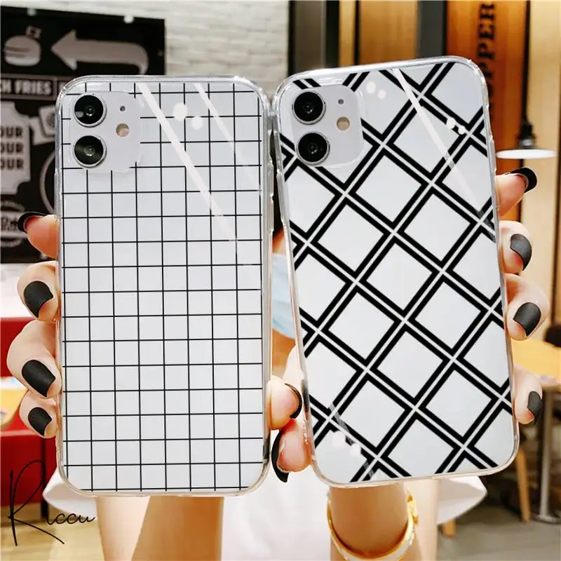 Hrmes Cartoon Grid Phone Case for iphone 12 pro max mini 11 pro XS MAX 8 7 6 6S Plus X 5S SE 2020 XR Transparent case cover
Hrmes Cartoon Grid Phone Case for iphone 12 pro max mini 11 pro XS MAX 8 7 6 6S Plus X 5S SE 2020 XR Transparent case cover