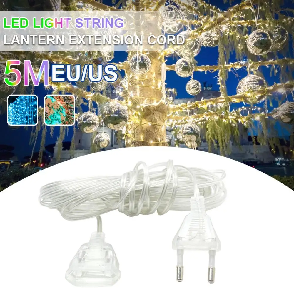 Cable Plug Extender Wire For New Year Led Curtain Blinds EU US standard Waterproof Durable 5M Extension Cord Accessories
Cable Plug Extender Wire For New Year Led Curtain Blinds EU US standard Waterproof Durable 5M Extension Cord Accessories