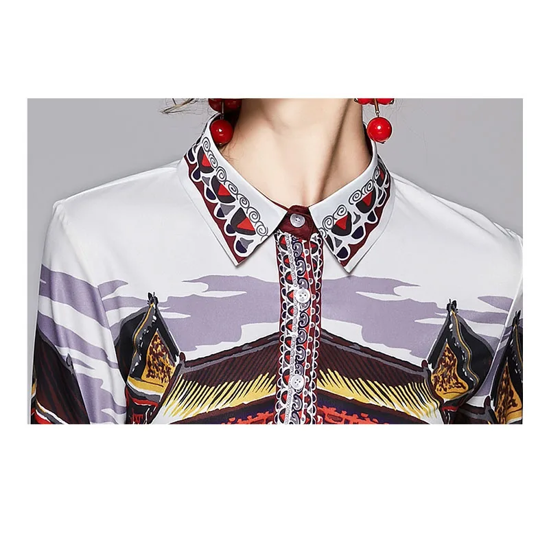 2021 Spring Autumn Women Casual Blouse Long Sleeve Turn Down Collar Print Shirts Office Lady Elegant Top Shirt
2021 Spring Autumn Women Casual Blouse Long Sleeve Turn Down Collar Print Shirts Office Lady Elegant Top Shirt