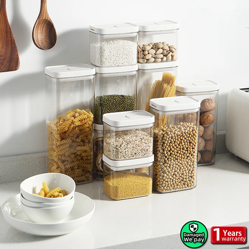 Контейнер пластиковый для хранения пищевых продуктов, многозернистый контейнер для хранения лапши, прозрачные Герметичные банки 800/1300/1800 м...
Контейнер пластиковый для хранения пищевых продуктов, многозернистый контейнер для хранения лапши, прозрачные Герметичные банки 800/1300/1800 м...