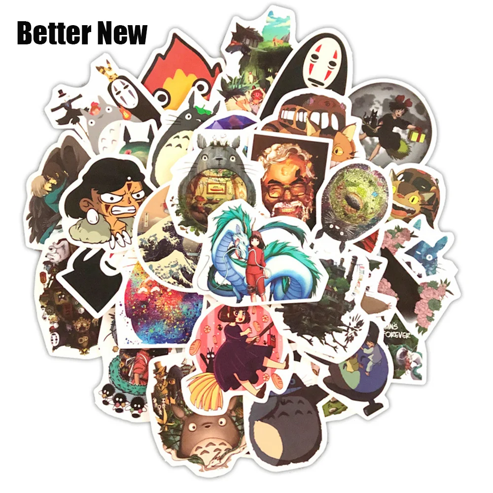 50Pcs Manga Miyazaki Hayao Anime Stickers Cartoon Graffiti Stickers For DIY Luggage Laptop Refrigerator Motorcycle Car Kids Toys
50Pcs Manga Miyazaki Hayao Anime Stickers Cartoon Graffiti Stickers For DIY Luggage Laptop Refrigerator Motorcycle Car Kids Toys