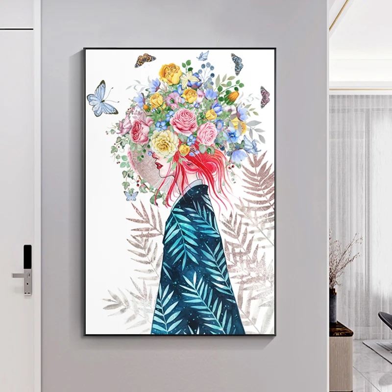 Nordic Fairy Girls Flower Art HD Canvas Painting Posters and Prints Girls Wall Art Picture Cuadros Home Decoration Room Decor
Nordic Fairy Girls Flower Art HD Canvas Painting Posters and Prints Girls Wall Art Picture Cuadros Home Decoration Room Decor