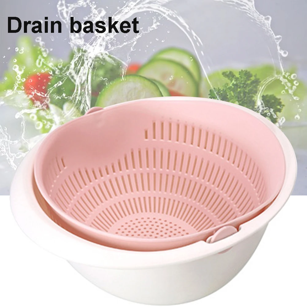 Portable detachable double-layer hollow fruit and vegetable cleaning drain basket Washed rice strainer vegetables basin Dropship
Portable detachable double-layer hollow fruit and vegetable cleaning drain basket Washed rice strainer vegetables basin Dropship