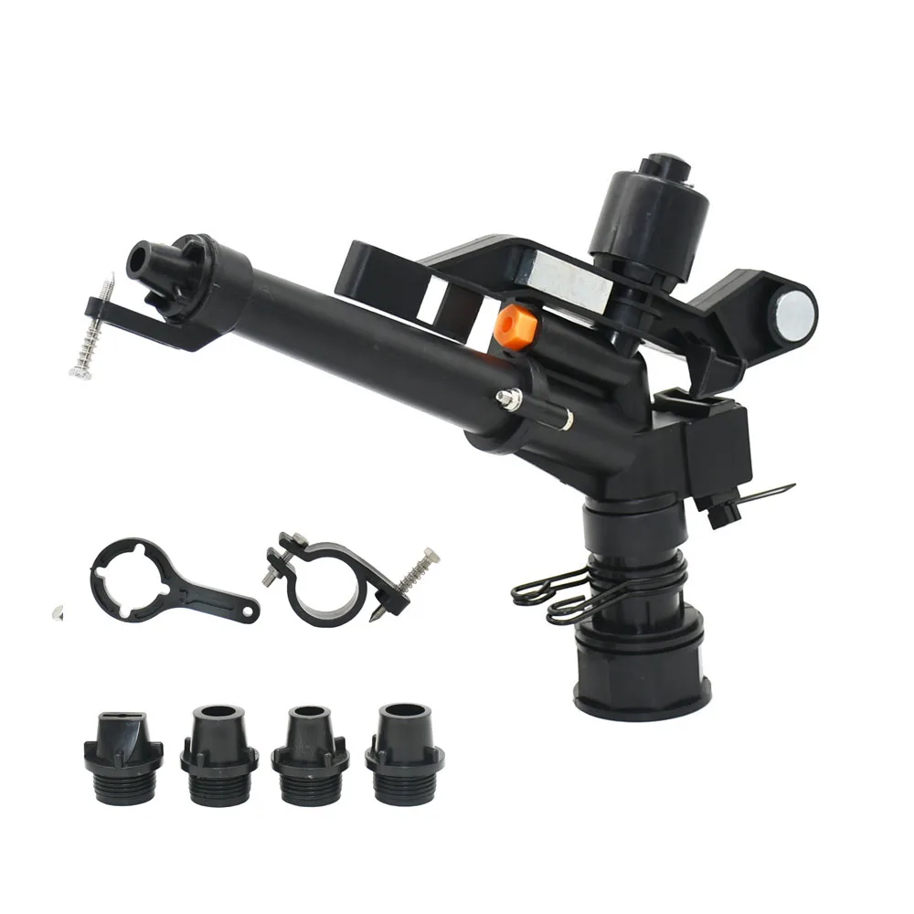 1.5 Inch Female Thread Adjustable Farm Lawn Sprinkler 360 Degrees Rotating Sprinkler Rocker Nozzles Garden Lawn Watering 1 PCS
1.5 Inch Female Thread Adjustable Farm Lawn Sprinkler 360 Degrees Rotating Sprinkler Rocker Nozzles Garden Lawn Watering 1 PCS