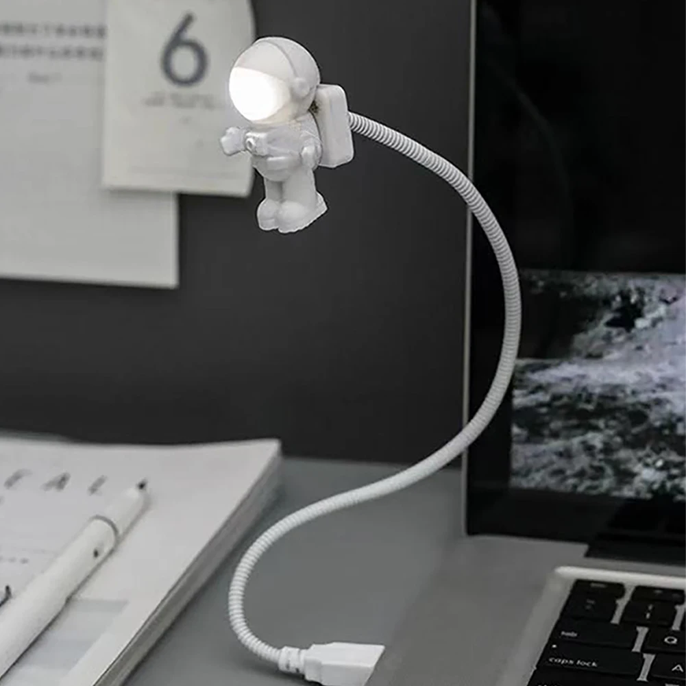 Laptop PC Bedroom Cute LED Lamp Plastic Portable Flexible Gift Lightweight Astronaut Shape USB Night Light Students Home Office
Laptop PC Bedroom Cute LED Lamp Plastic Portable Flexible Gift Lightweight Astronaut Shape USB Night Light Students Home Office