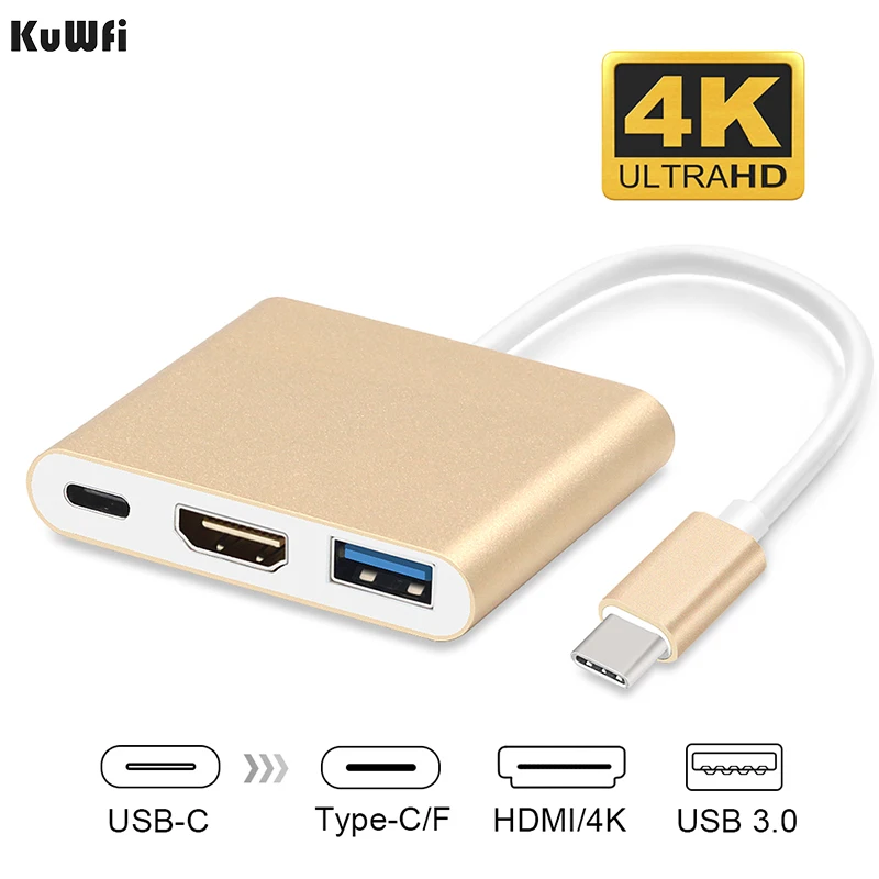 KuWFi usb-хаб Type-C Usb 3,1 To USB-C 4K HDMI USB3.0 адаптер 3 в 1 концентратор Компьютерные аксессуары для Apple Macbook Windows10
KuWFi usb-хаб Type-C Usb 3,1 To USB-C 4K HDMI USB3.0 адаптер 3 в 1 концентратор Компьютерные аксессуары для Apple Macbook Windows10