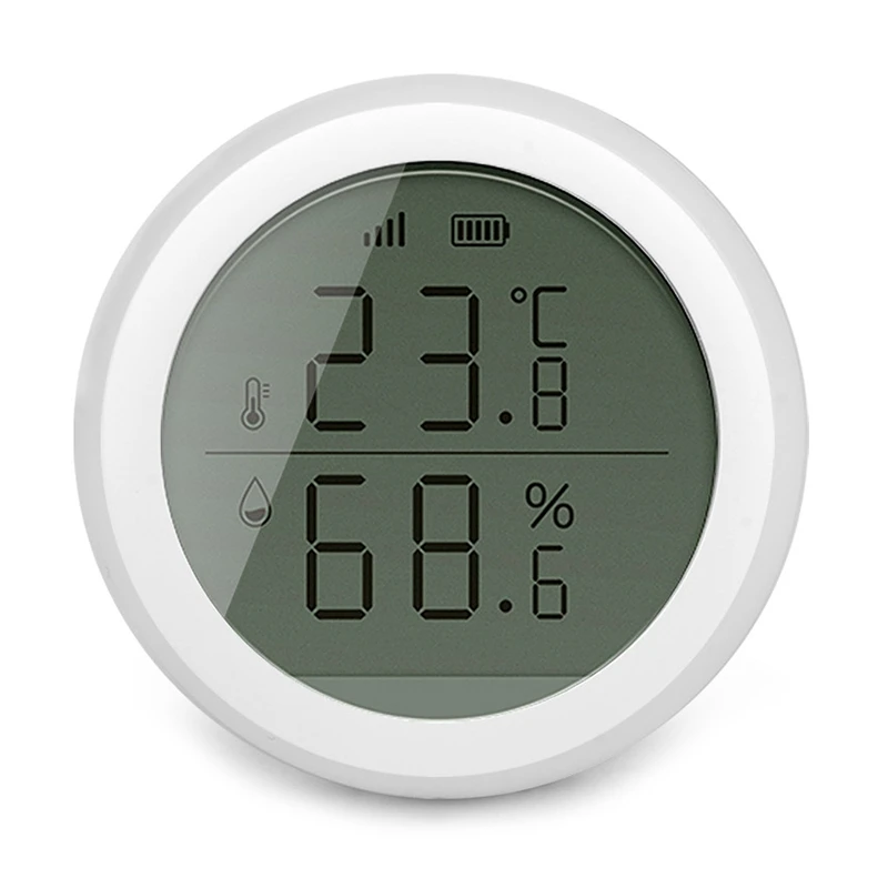 Беспроводной смарт-датчик температуры и влажности с Wi-Fi, светодиодный экран, работает с белым концентратором ZigBee
Беспроводной смарт-датчик температуры и влажности с Wi-Fi, светодиодный экран, работает с белым концентратором ZigBee